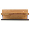 Alfi Brand 16" Wooden Shelf W/ Chrome Towel Bar Bathroom Accessory AB5511